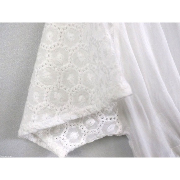 2 Chillies Australia White V Front Swim Cover up 100% Cotton Sz 6 NWT $79.50 - Picture 2 of 3